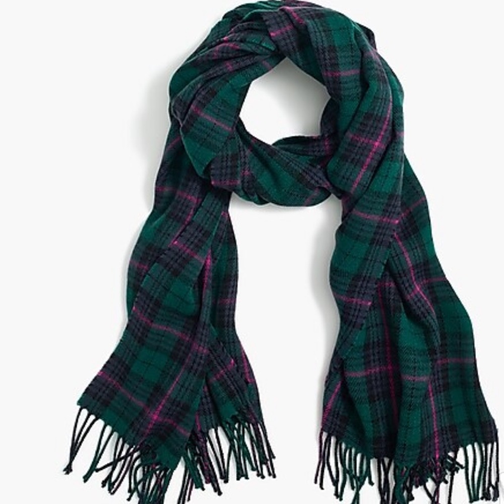 Women’s J Crew Classic Plaid Scarf